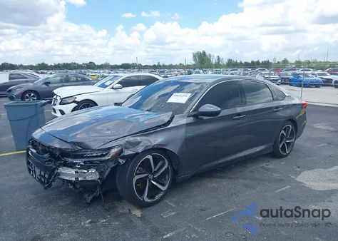 2018 Honda Accord Sport from USA, damaged, VIN 1HGCV1F39JA161806